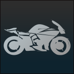 Motorcycle icon vector image