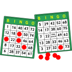 Bingo cards vector image
