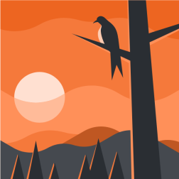 Bird on a tree