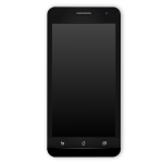 Black Android phone