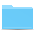 Blue folder image
