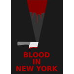 Blood in New York film poster