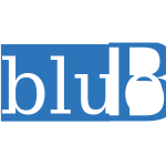 blue b title svg