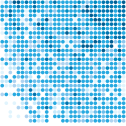 Blue dots pattern