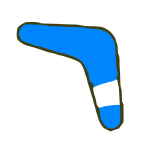 Blue boomerang-1574415758