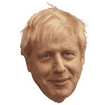 Boris Johnson's head