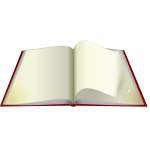 Open book vector graphics