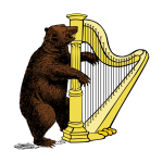 Bear and harp