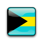 Bahamas flag button