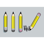 Four pencils