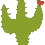 Cactus with heart