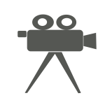 Movie camera vector image