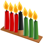 Candles in various colors