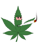 Animated Marijuana Leaf