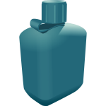 Vector clip art of canister