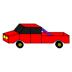 Cartoon Car Vector Art