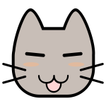 Cat's face vector image