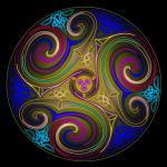 Spiral fractal art