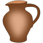 Simple ceramic pot