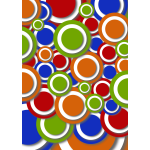Colorful circle pattern