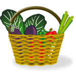 Basket Full Of Olives Vector Image Free SVG