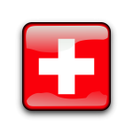 Switzerland flag button