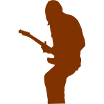 Vector image of musician