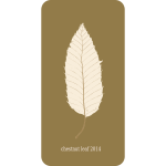 chestnut leaf 2014