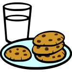 Cookies and glass of milk