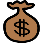Money Bag Icon Vector