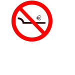 No work exploitation sign vector illustration