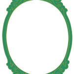 Simple Oval Frame - Color Remix