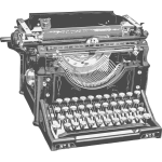 Classic typewriter