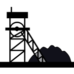 Coal mine symbol