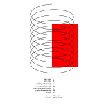 Vector image of coil spring
