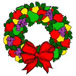 Colorful wreath