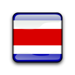 Costa Rica flag button