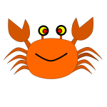 Smiling crab
