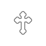 Vector image of symbol of faith
