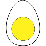 Vector image of egg