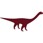 Diplodocus vector image