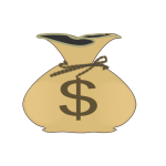 Bag of money vector image
