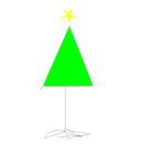 Simple Christmas tree graphics