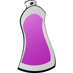 Pink spray can