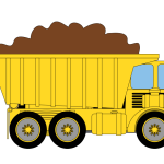 Dump Truck with Dirt