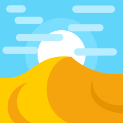 Dune in the desert