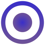 Purple target circles