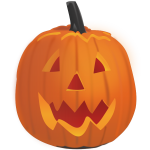 Vector graphics of smiling pumpkin