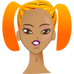 Glam doll vector image