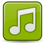 Music icon vector image